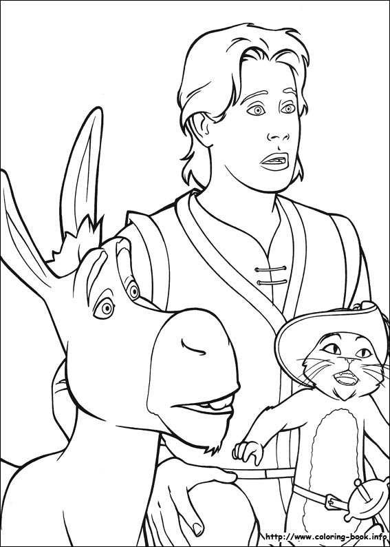Shrek kolorowanki